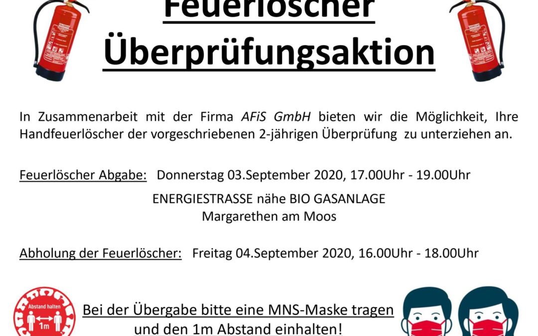 Feuerlöscher Überprüfung
